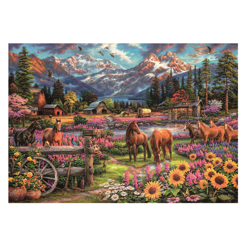 Afbeelding laden in galerijviewer, Clementoni legpuzzel vrij om te grazen - 3000st.