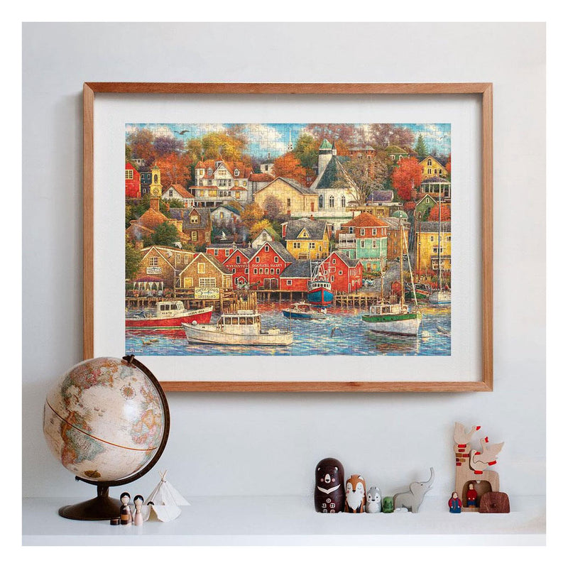 Afbeelding laden in galerijviewer, Clementoni legpuzzel goede tijden haven - 1500st.