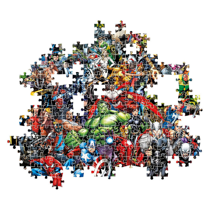Afbeelding laden in galerijviewer, Clementoni onmogelijke legpuzzel marvel - 1000st.