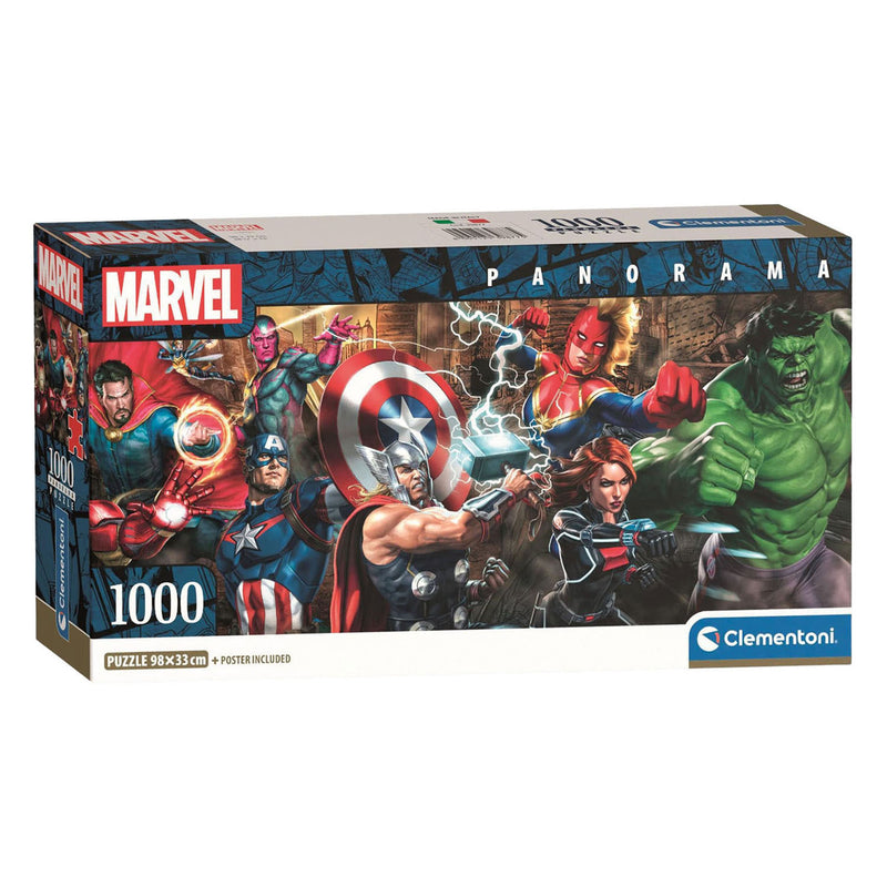 Afbeelding laden in galerijviewer, Clementoni legpuzzel marvel panorama - 1000st.