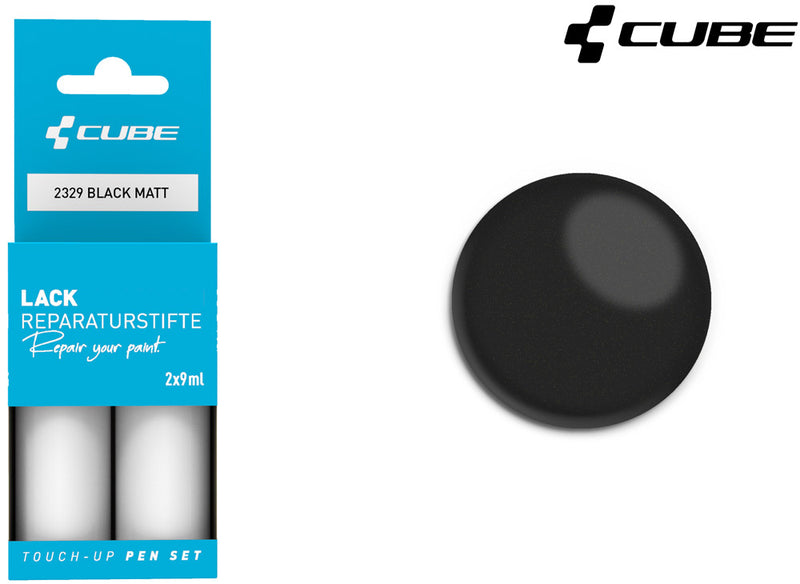 Afbeelding laden in galerijviewer, Cube touch-up pen set black matt