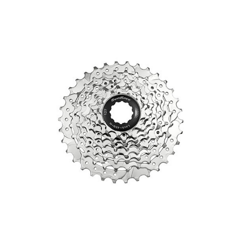 Afbeelding laden in galerijviewer, SunRace csm63 7 speed cassette 12-28t zilver in box