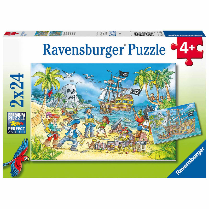 Afbeelding laden in galerijviewer, Ravensburger Avontureneiland 2x24 stuks