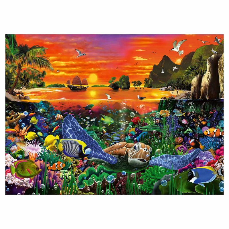 Afbeelding laden in galerijviewer, Ravensburger Schildpad in het Rif, 500st.