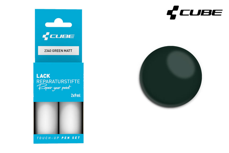 Afbeelding laden in galerijviewer, Cube touch-up pen set green matt