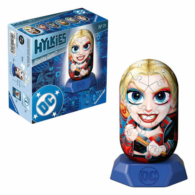 Afbeelding laden in galerijviewer, Ravensburger 3d puzzel hylkies dc harley quinn - 54st.