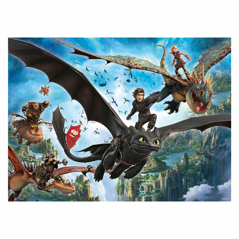 Afbeelding laden in galerijviewer, Ravensburger legpuzzel draken en helden - 150st. xxl