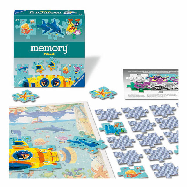 Afbeelding laden in galerijviewer, Ravensburger memoryâ® puzzle onderwater wereld