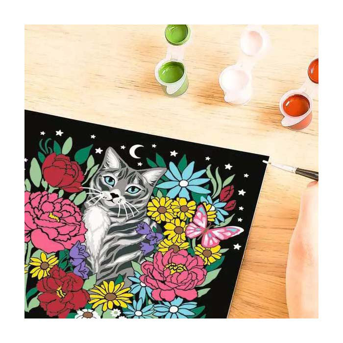 Afbeelding laden in galerijviewer, Ravensburger creart pixie cold schilderen op nummer - kat
