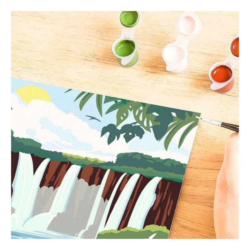 Afbeelding laden in galerijviewer, Ravensburger creart schilderen op nummer - iguazu watervallen