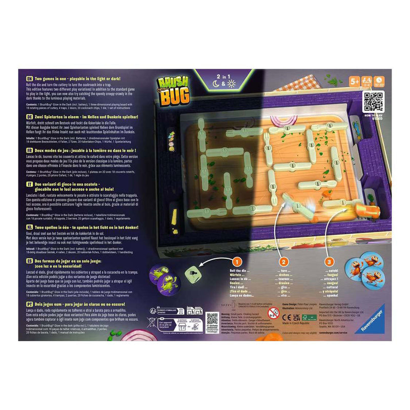 Afbeelding laden in galerijviewer, Ravensburger la cucaracha glow in the dark | actiespel voor 2-4 spelers | vanaf 5 jaar