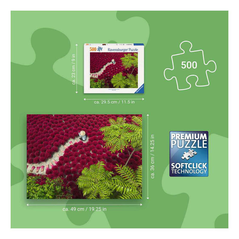 Afbeelding laden in galerijviewer, Ravensburger legpuzzel a sea of red - 500st.