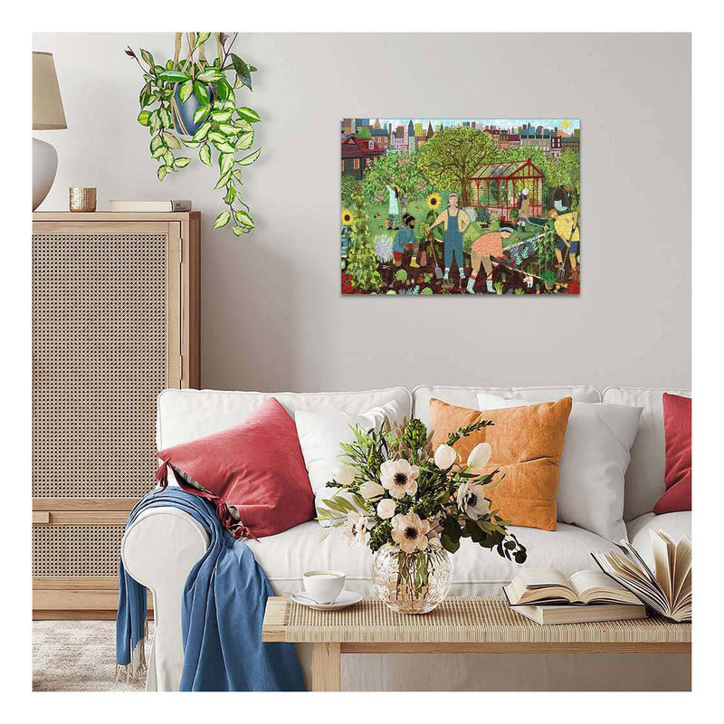 Afbeelding laden in galerijviewer, Ravensburger legpuzzel the allotment - 1000st.