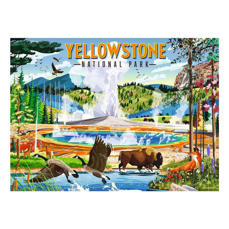 Afbeelding laden in galerijviewer, Ravensburger – yellowstone national park – legpuzzel – 500 stukjes