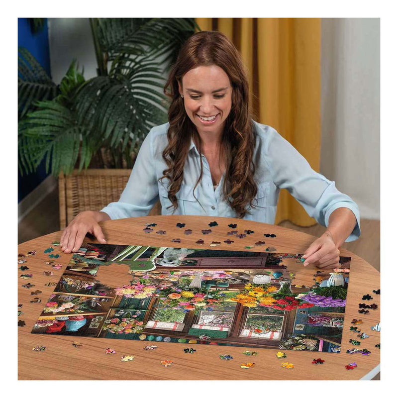 Afbeelding laden in galerijviewer, Ravensburger – my haven no.13: flower arranger – legpuzzel – 1000 stukjes