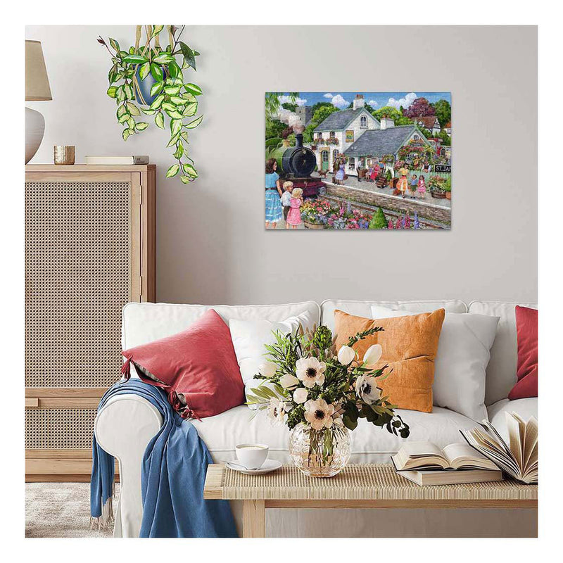 Afbeelding laden in galerijviewer, Ravensburger – whistle stop cottage – legpuzzel – 1000 stukjes