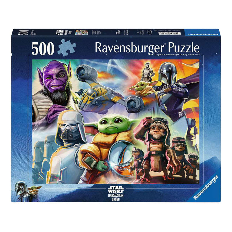 Afbeelding laden in galerijviewer, Ravensburger legpuzzel the mandalorian and grogu - 500st.