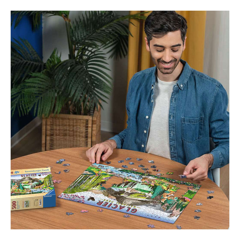 Afbeelding laden in galerijviewer, Ravensburger – glacier national park – legpuzzel – 500 stukjes
