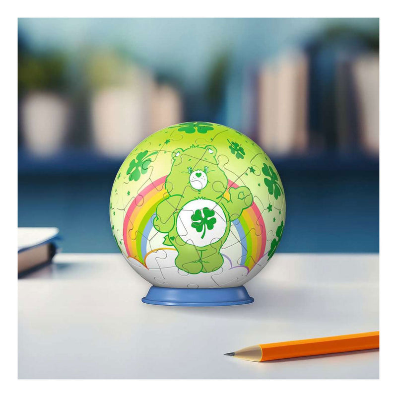 Afbeelding laden in galerijviewer, Ravensburger – care bears: good luck bear – 3d puzzle-ball – 55 stukjes