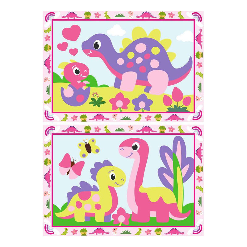 Afbeelding laden in galerijviewer, Ravensburger – creart: kleurrijke dino's – schilderen op nummer