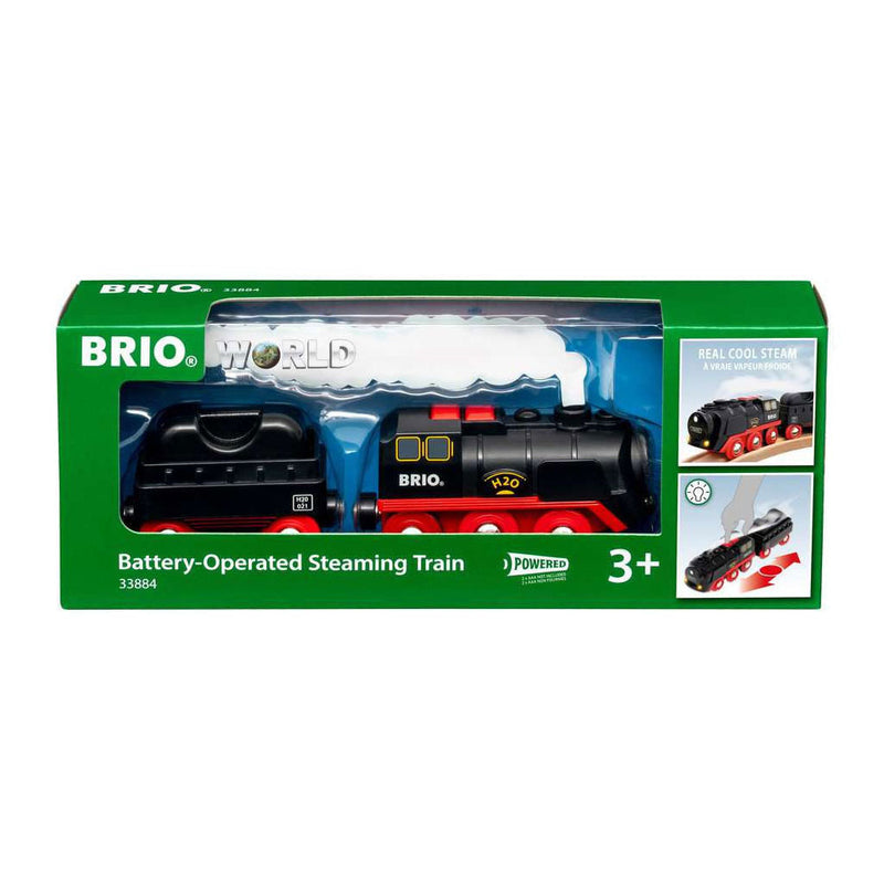 Afbeelding laden in galerijviewer, Brio stoomtrein met stoomfunctie