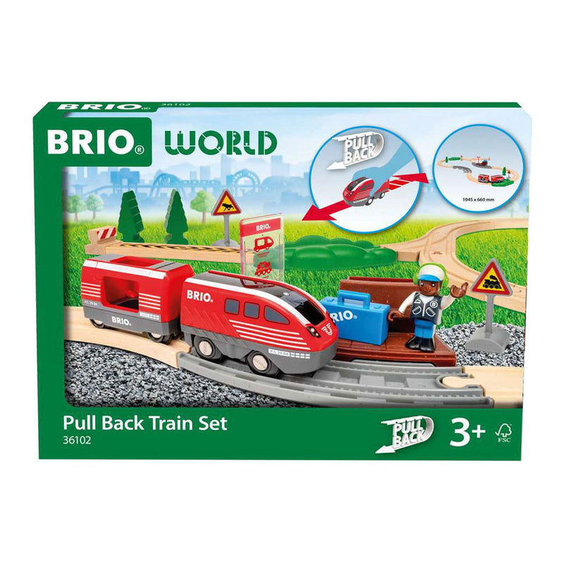 Afbeelding laden in galerijviewer, Ravensburger brio pullback trein set - 28dlg.