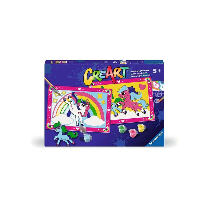Afbeelding laden in galerijviewer, Ravensburger creart schilderen op nummer - eenhoorn