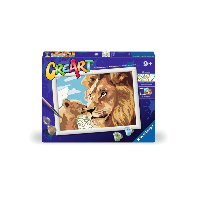 Afbeelding laden in galerijviewer, Ravensburger creart lion and baby