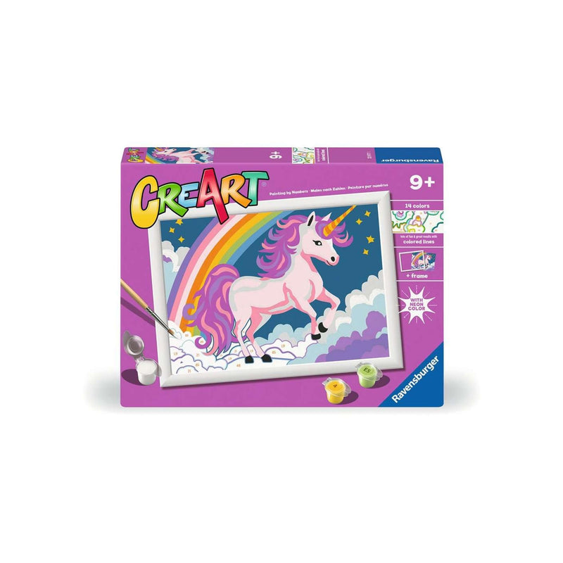 Afbeelding laden in galerijviewer, Ravensburger creart schilderen op nummer - eenhoorn