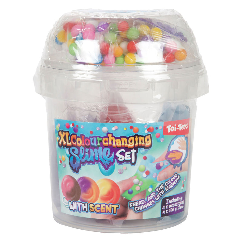 Afbeelding laden in galerijviewer, Toi-toys slime slijmset xl met geur -color change- +acc 3ass