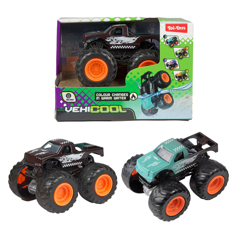 Afbeelding laden in galerijviewer, Vehicool kleurveranderende monster truck - 8,5cm