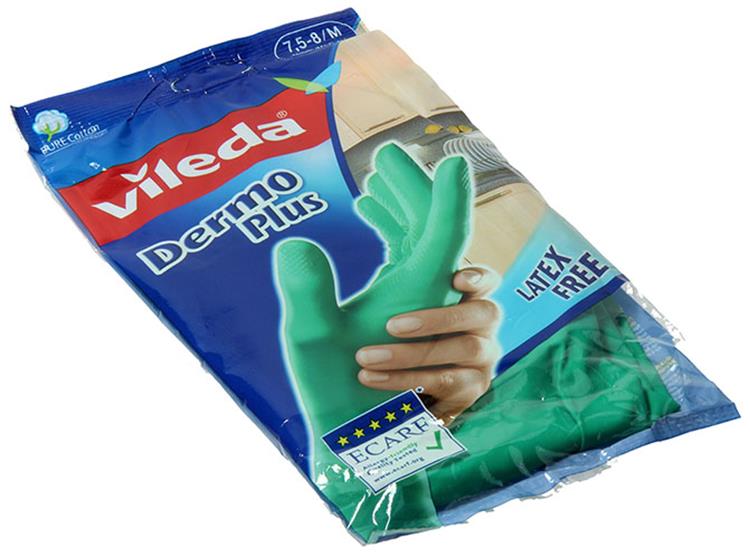 Afbeelding laden in galerijviewer, Vileda 1046052 - handschoenen dermoplus m | 12 stuks