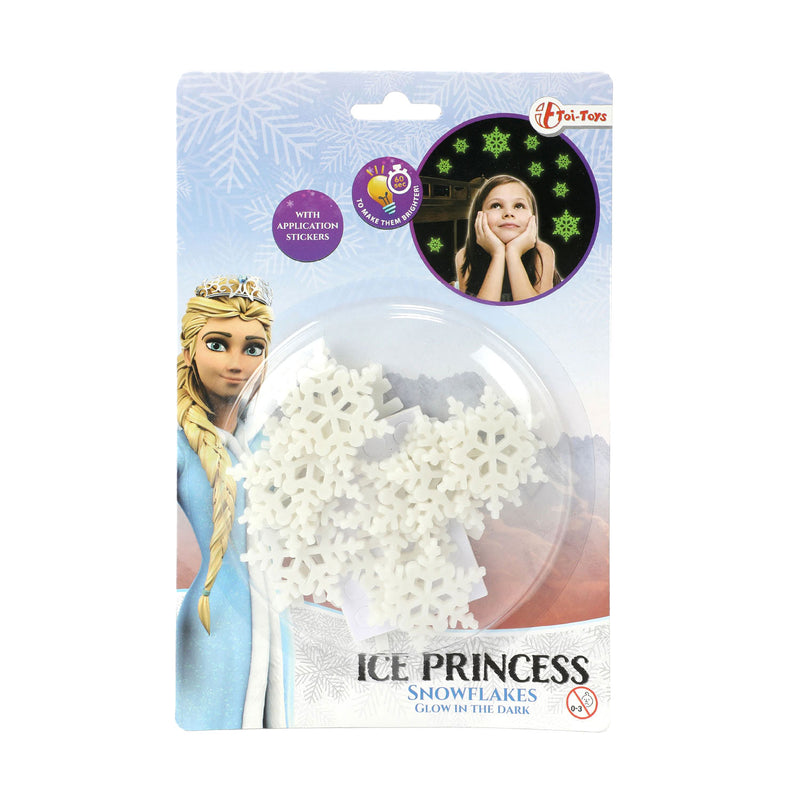 Afbeelding laden in galerijviewer, Toi-toys glow in the dark ijsprinses sneeuwvlokken