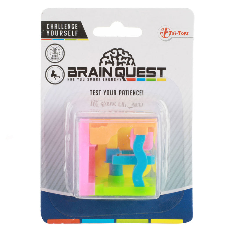 Afbeelding laden in galerijviewer, Toi-toys geduldspel fidget kubus doolhof 3d