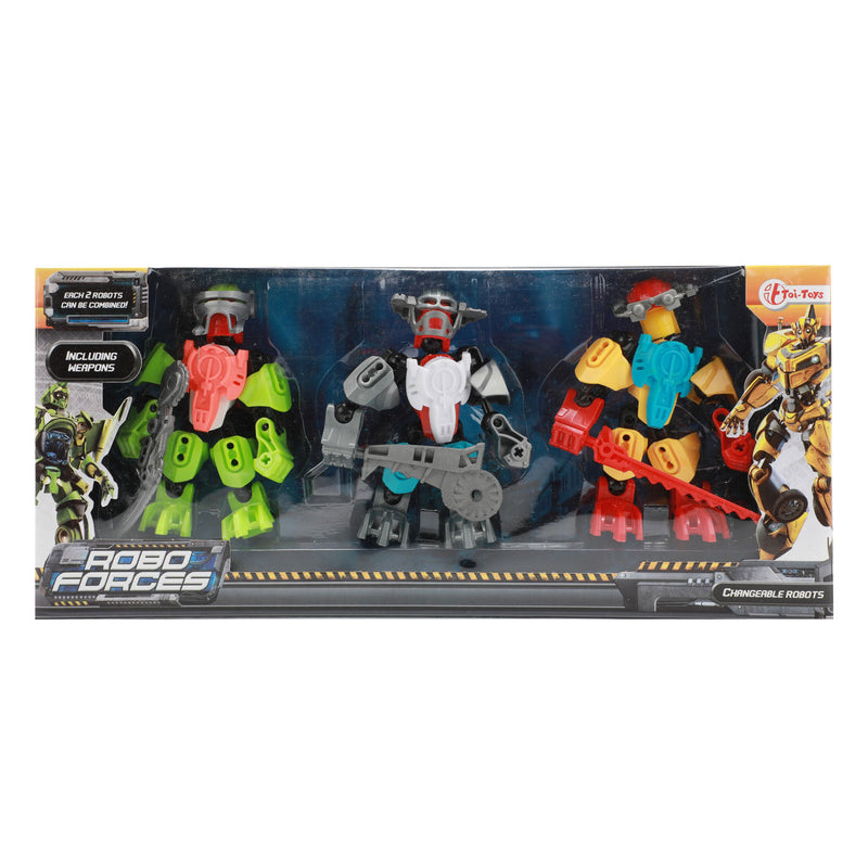 Afbeelding laden in galerijviewer, Roboforces Constructierobots Warrior, 3st.