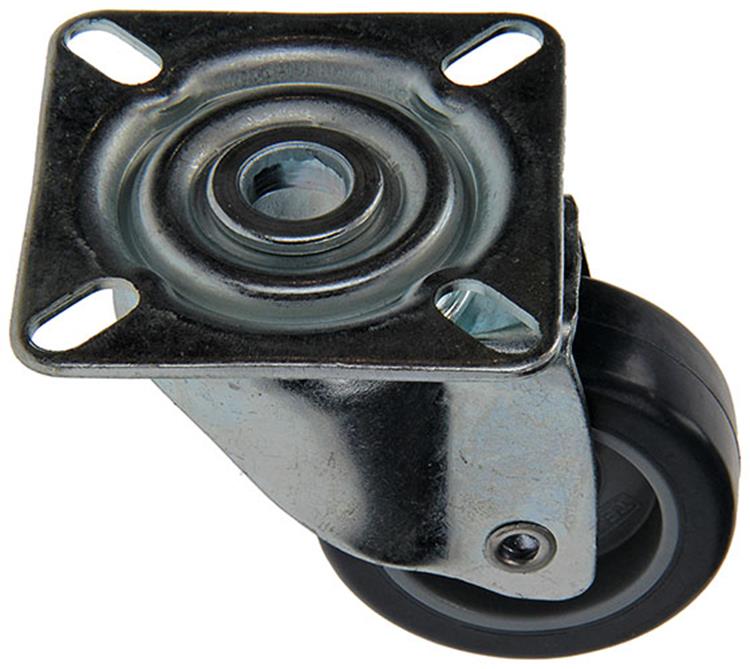 Afbeelding laden in galerijviewer, Mack by tente 1015240 - rubber rol 2 kogellagers met plaat 50mm | 18 stuks