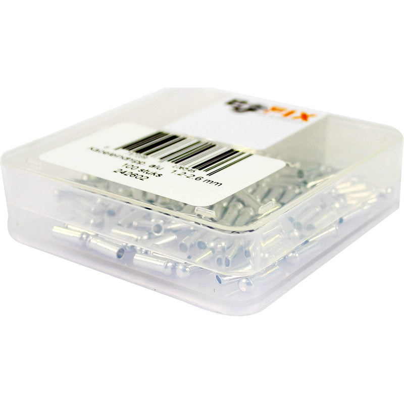 Afbeelding laden in galerijviewer, Bofix Kabeleindnippel Aluminium 1.2-2.6Mm (P100)