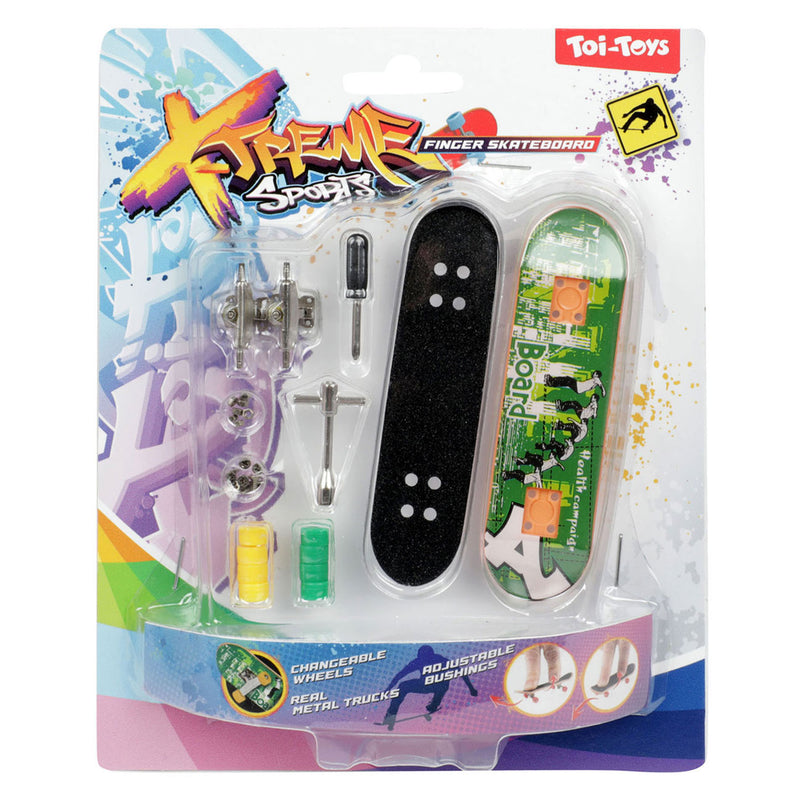 Afbeelding laden in galerijviewer, Toi-toys skate vinger skateboard met extra wielen