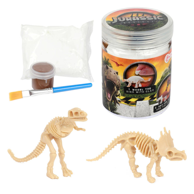 Afbeelding laden in galerijviewer, World of dinosaurs air clay modelleer je eigen dino kleiset