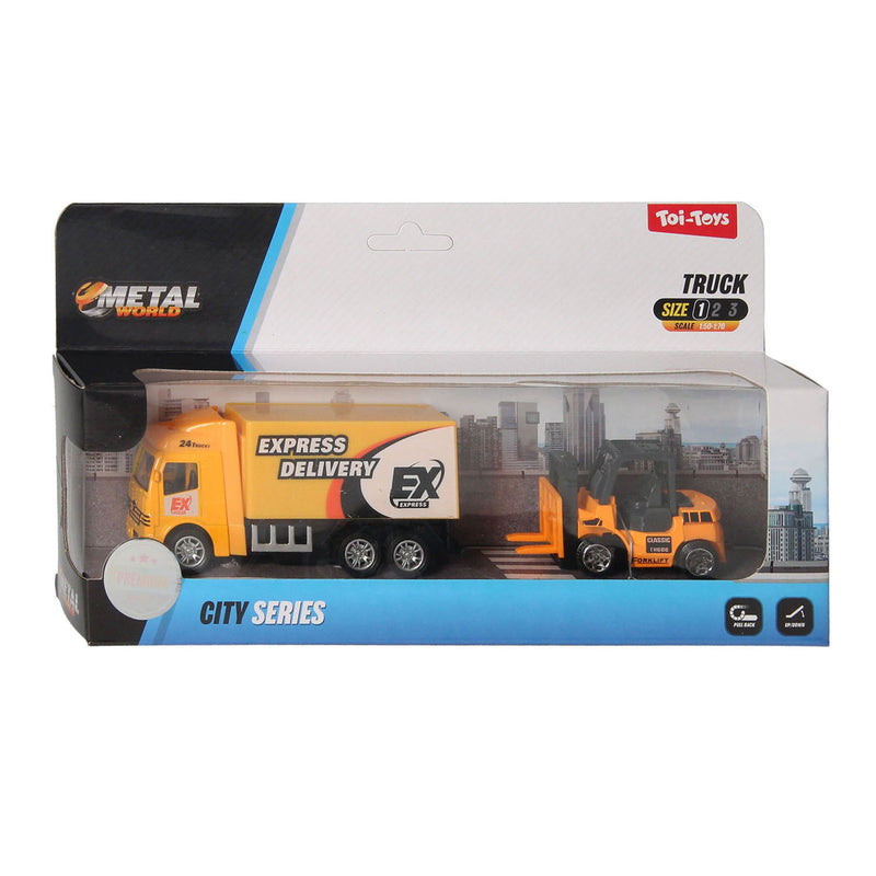 Afbeelding laden in galerijviewer, Toi-toys toi toys die-cast sleepwagen met auto
