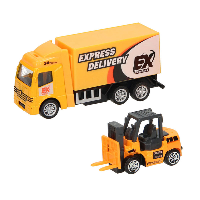 Afbeelding laden in galerijviewer, Toi-toys toi toys die-cast sleepwagen met auto