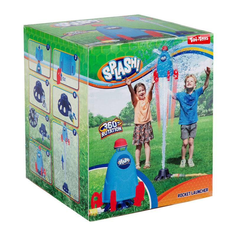 Afbeelding laden in galerijviewer, Splash watersproeier met raketlancering