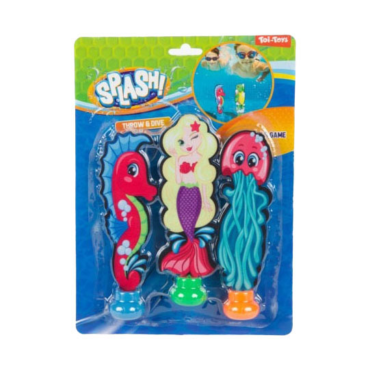 Afbeelding laden in galerijviewer, Toi-toys toi toys splash duikvissen sweet sea figures set a 3