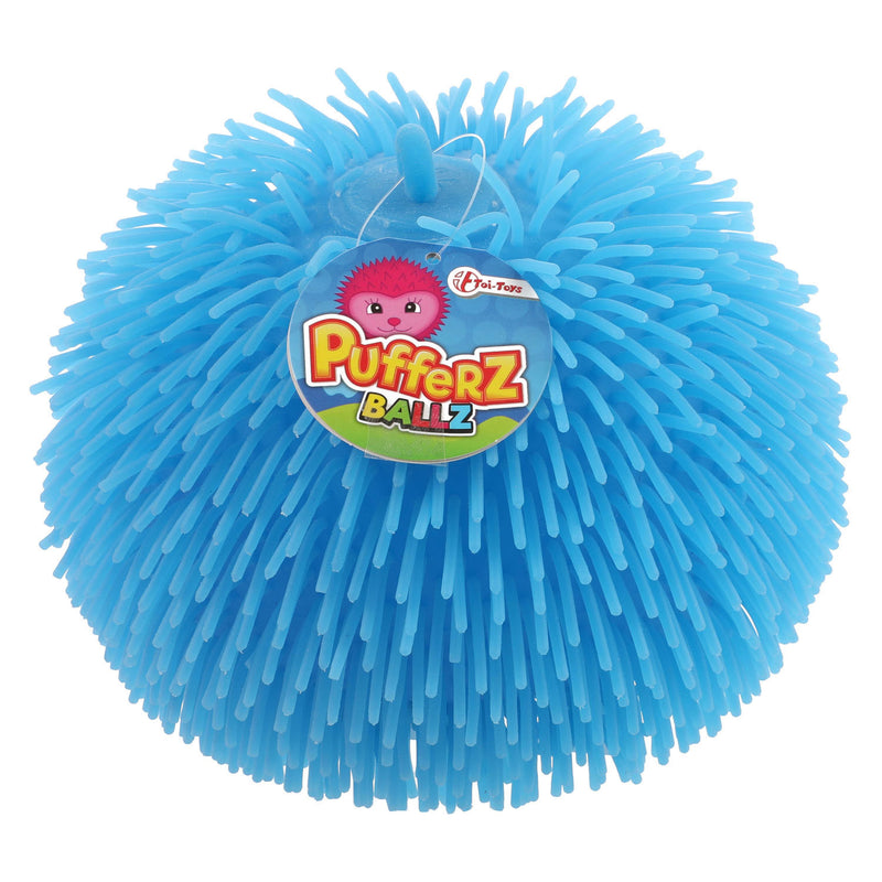 Afbeelding laden in galerijviewer, Toi-toys pufferz pufferbal blauw, 23cm