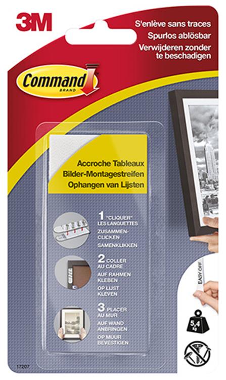 Afbeelding laden in galerijviewer, 3m 1006181 - vastklikstrips smalle lijst | 10 stuks