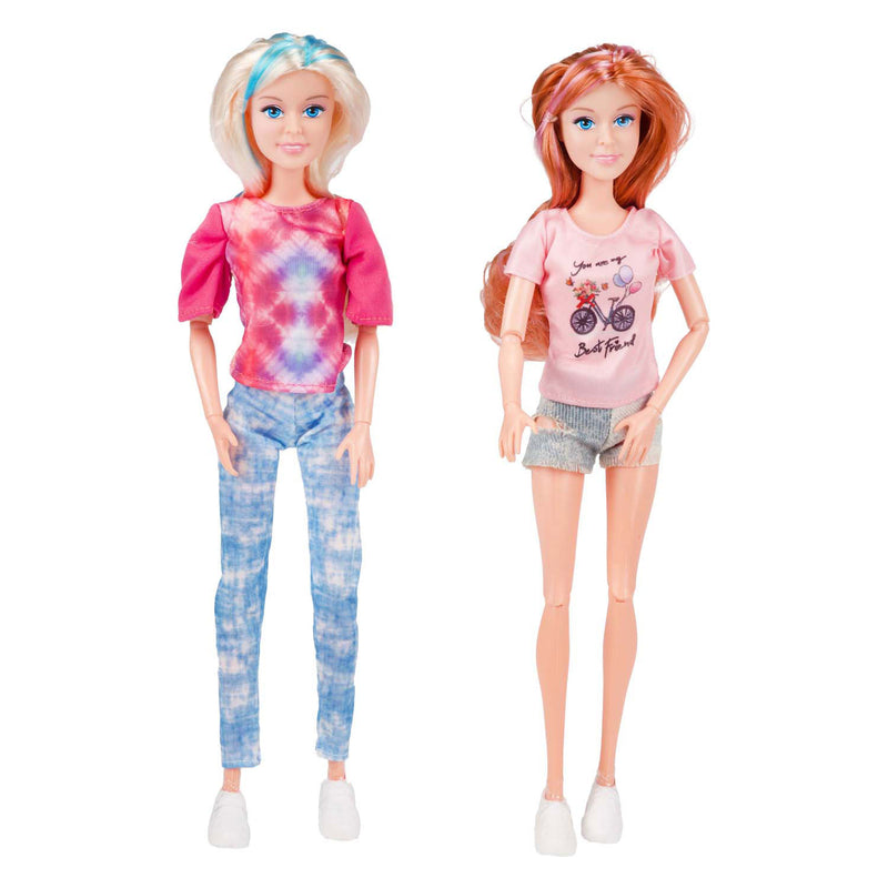 Afbeelding laden in galerijviewer, Toi-toys toi toys lauren tienerpop op fiets