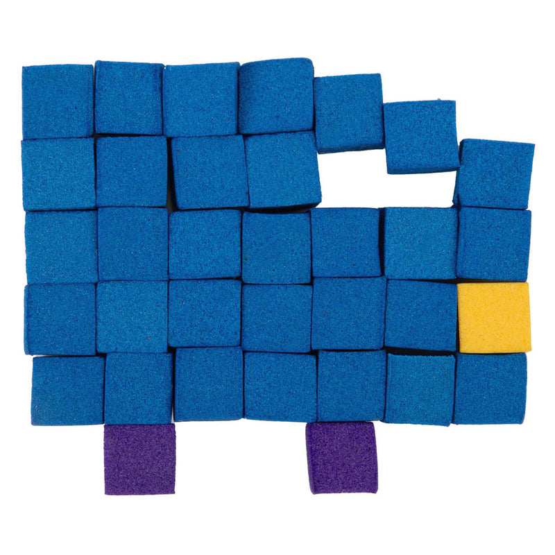Afbeelding laden in galerijviewer, No brand puzzel foam blokken 1 cm zelfklevend | 6 stuks