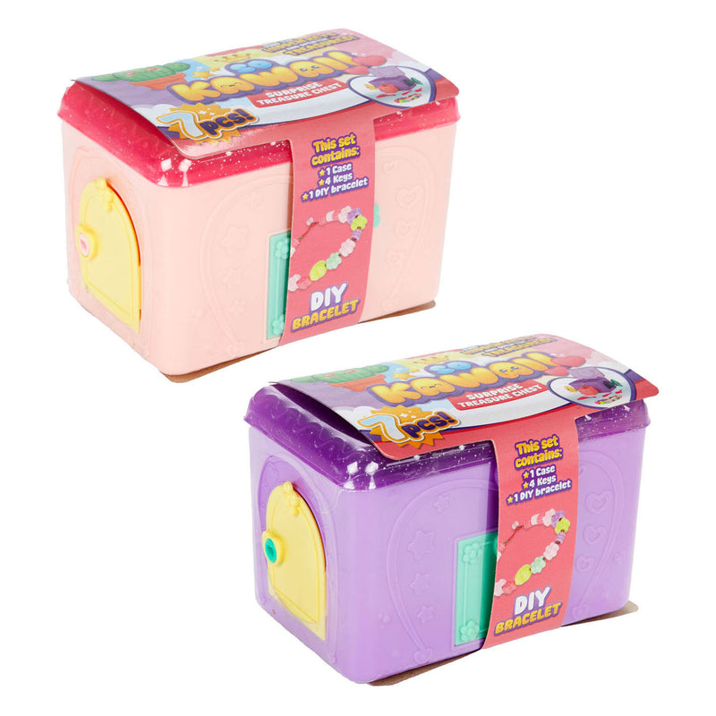 Afbeelding laden in galerijviewer, Toi-toys so kawaii verrassingskist armband met kralen - 7dlg.