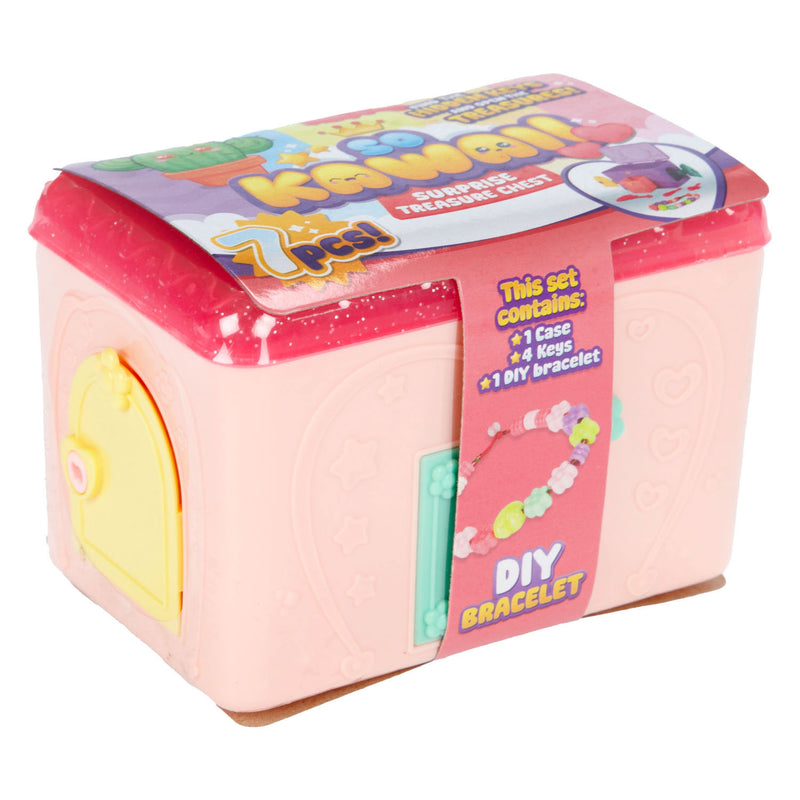 Afbeelding laden in galerijviewer, Toi-toys so kawaii verrassingskist armband met kralen - 7dlg.