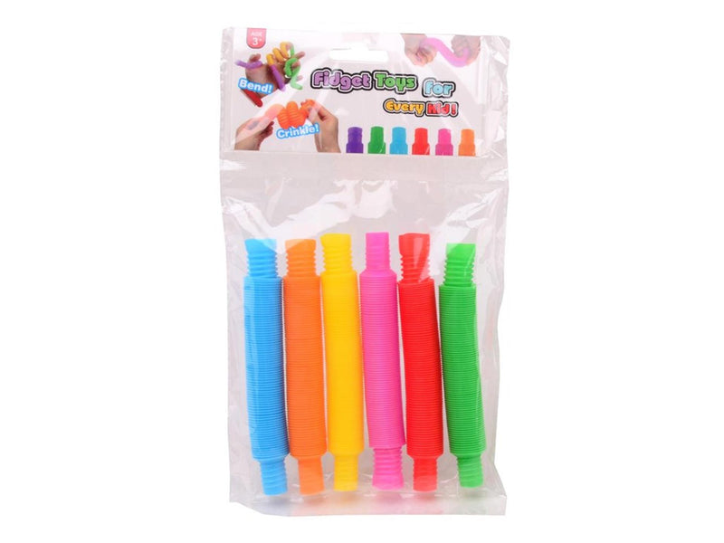 Afbeelding laden in galerijviewer, Johntoy john toy fidget tubes zakje a 6 stuks